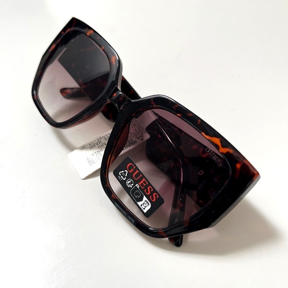 New Original GUESS Oversized Square Sunglasses GO00049 Acetate Tortoise Shell main image 6